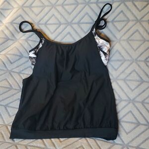 Next by Athena, soft cup takini, black&white floral, like NEW, 36B/C